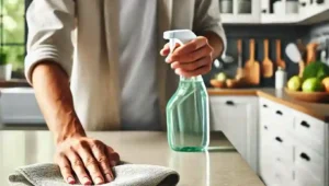 How to Remove Tough Stains from Kitchen Countertops?