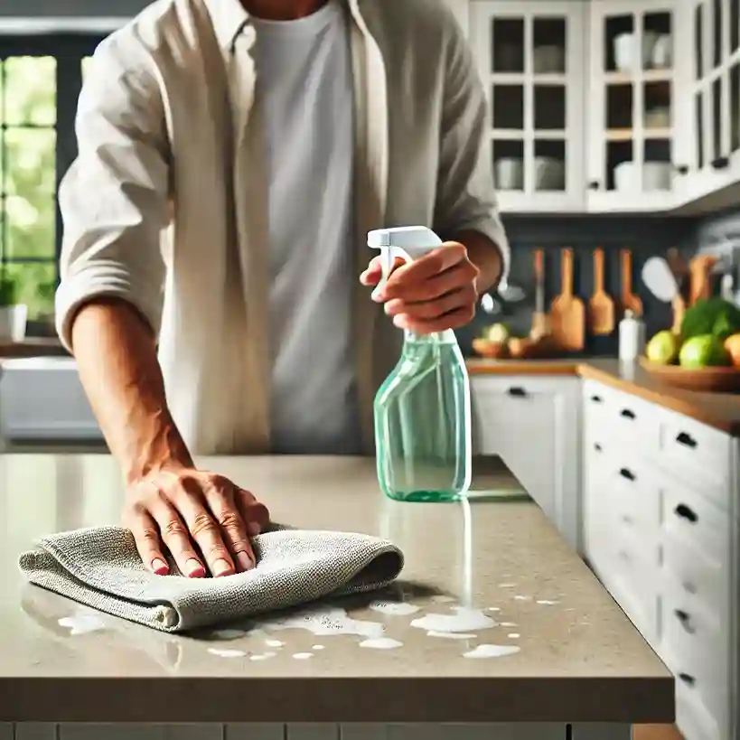 How to Remove Tough Stains from Kitchen Countertops?