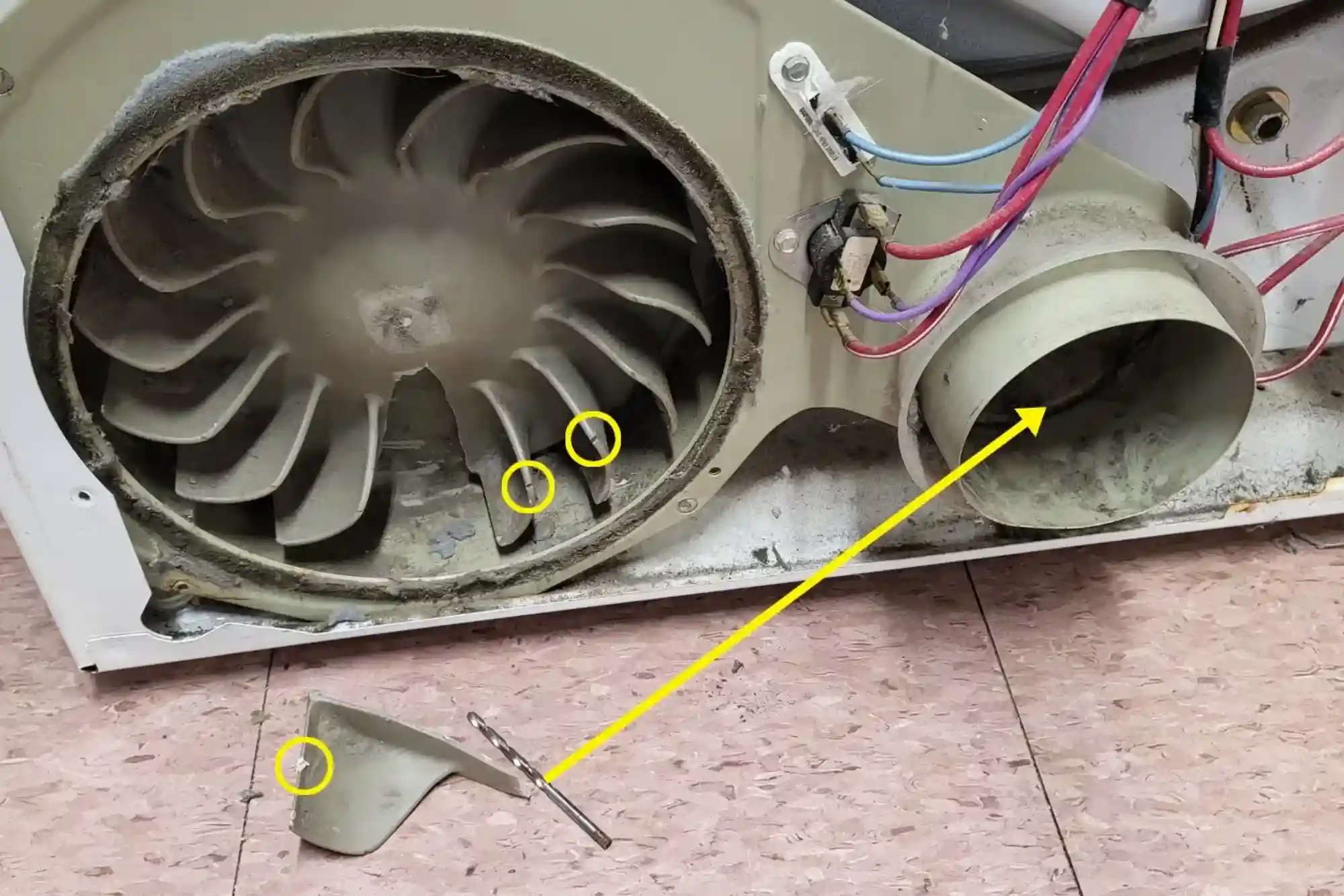 Signs of Dryer Blower Wheel Issues