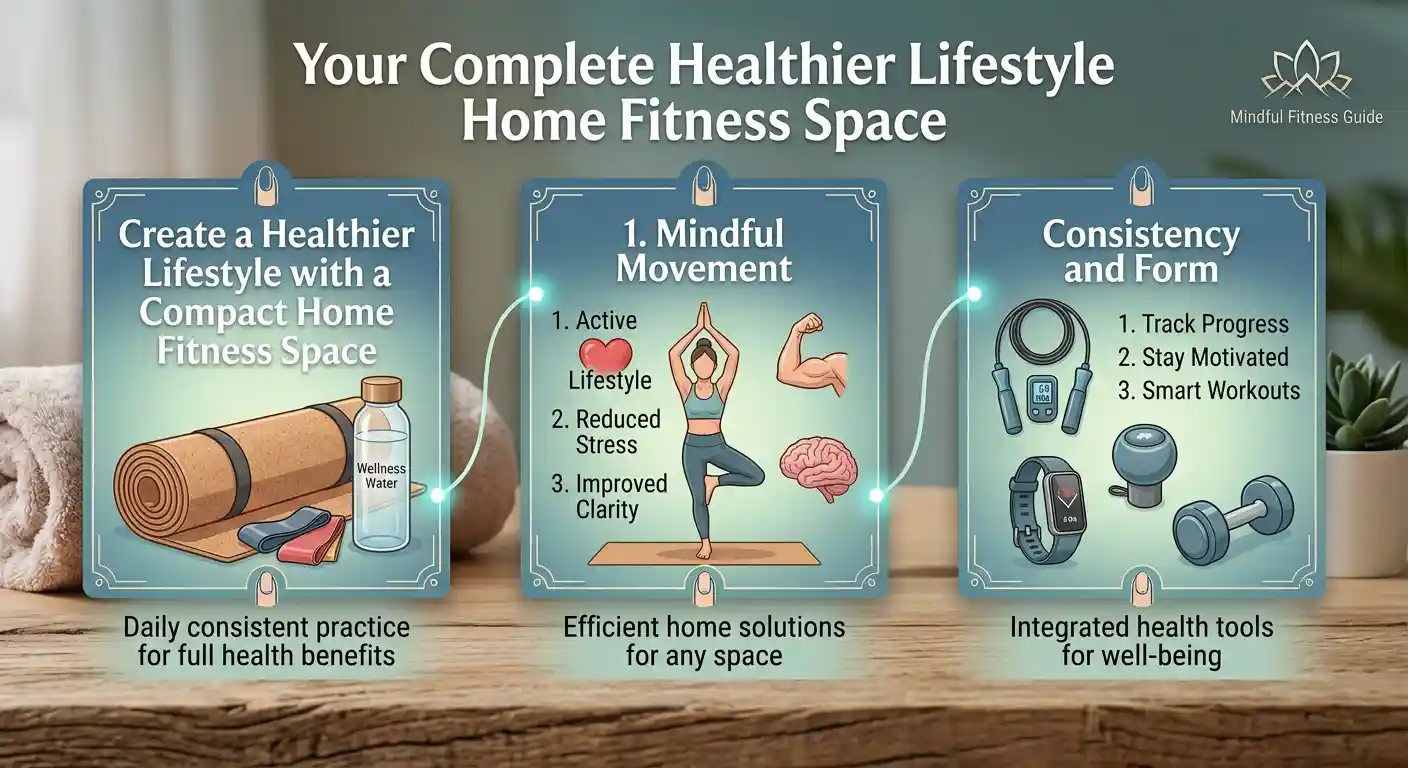 Healthier Lifestyle with a Compact Home Fitness Space